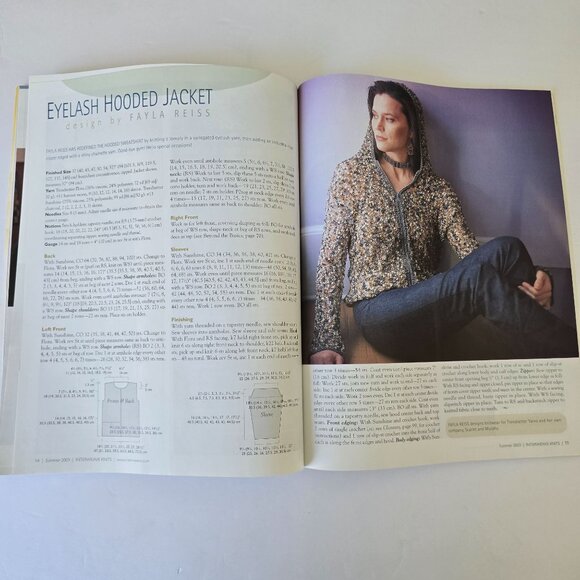 Interweave Knits Summer 2003 Magazine Featuring Knitting Patterns & Techniques F - Picture 13 of 16